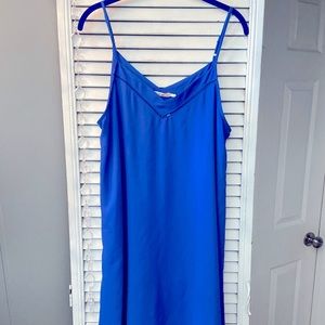 Mi ami brand NWT MEDIUM womens/juniors royal blue shift dress. Francescas.
